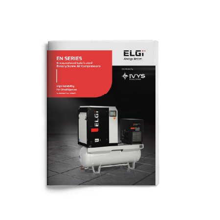EN series rotary screw air compressors 4-20 HP